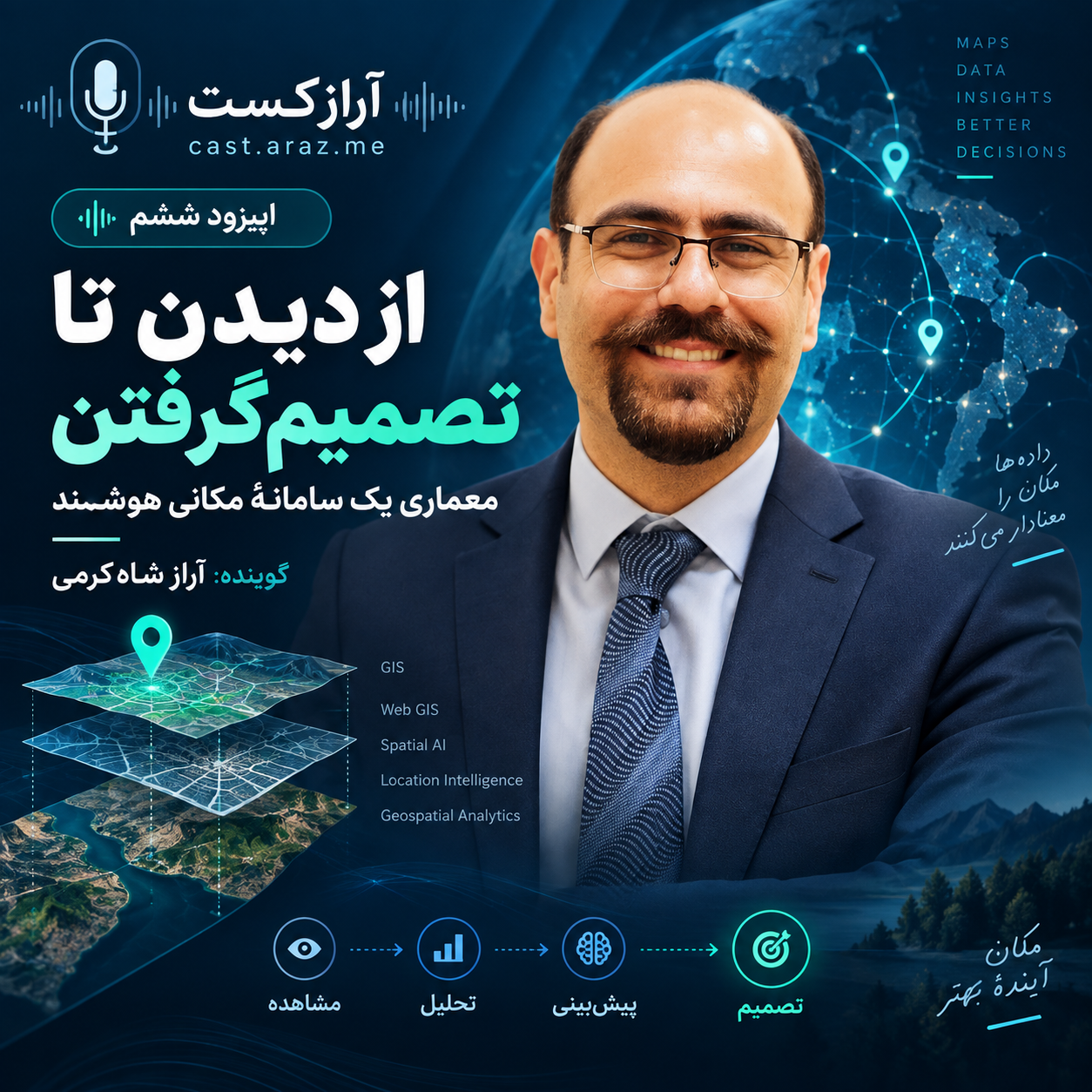 کاور از دیدن تا تصمیم‌گرفتن؛ معماری یک سامانهٔ مکانی هوشمند